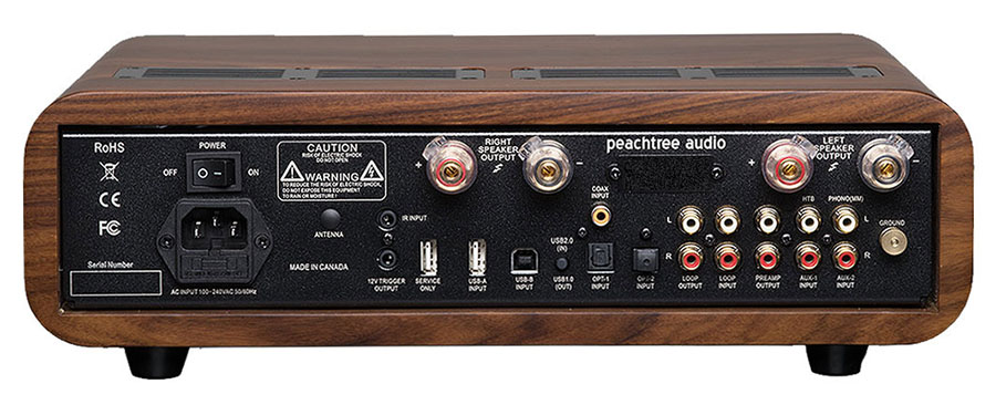Peachtree Audio Nova300 złącza