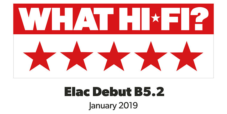 Pięć gwiazdek dla ELAC-ów Debut B5.2 w teście „What Hi-Fi?”