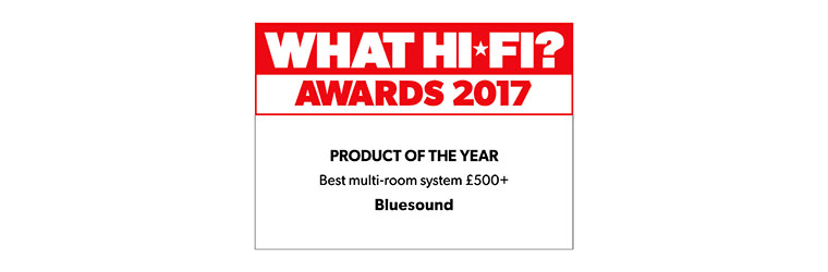 Nagroda What Hi-Fi dla Bluesound