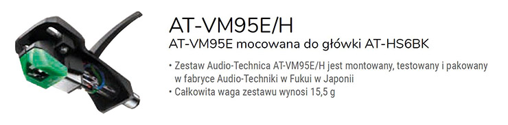 Audio - Technica AT-VM95E/H