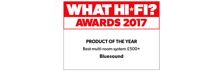 Bluesound - najlepszy system multiroom według What Hi-Fi
