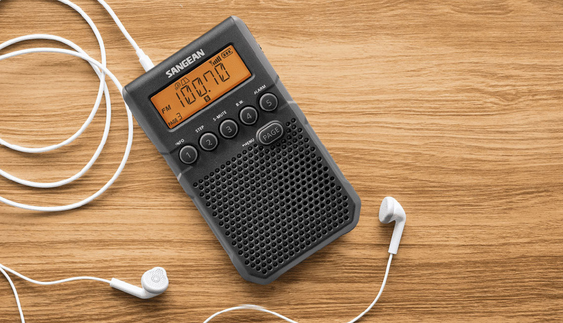 Sangean DT-800 AM / FM-RDS radio kieszonkowe